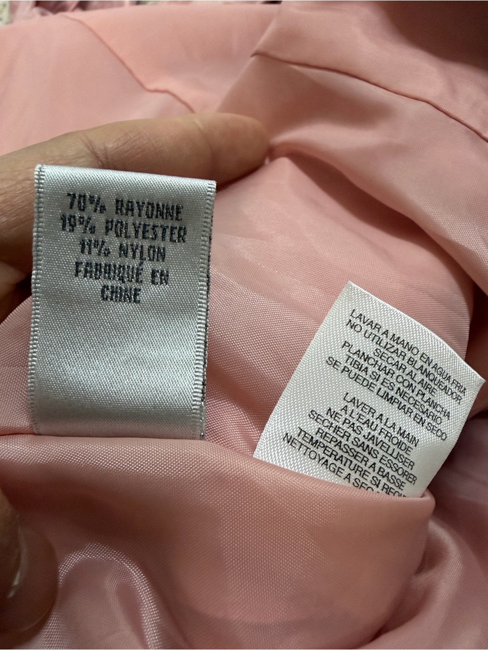 Nine West Metallic Rose Trench Coat - Picture 6 of 7